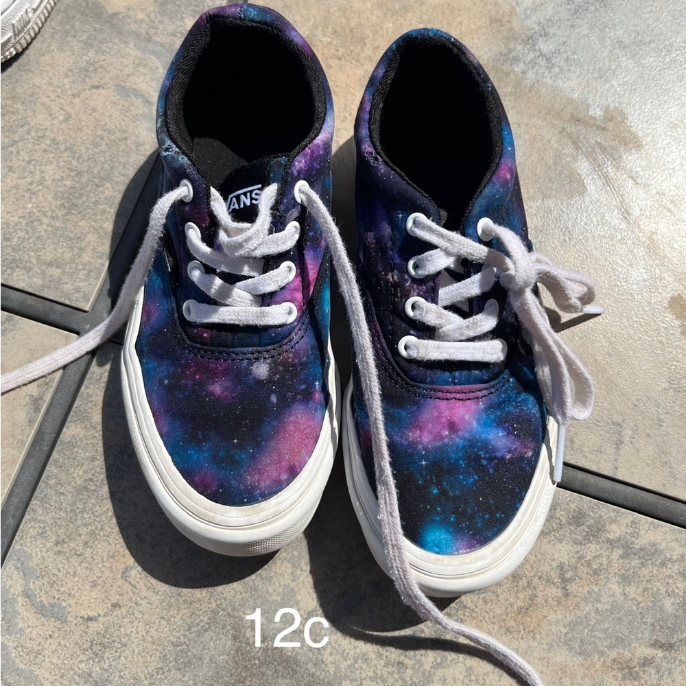 Vans Cosmic Print Sneakers with White Laces
